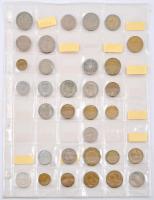 ~350db-os hobbi fémpénz gyűjtemény albumba rendezve T:vegyes
~350pcs of coins in collector's a...