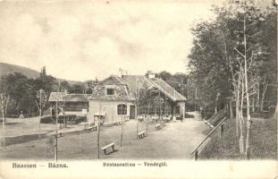 Báznafürdő, Baile Bazna, Baassen; Vendéglő / restaurant