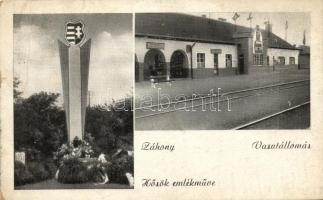 Záhony, vasútállomás, Hősök emlékműve (kis szakadás / small tear)