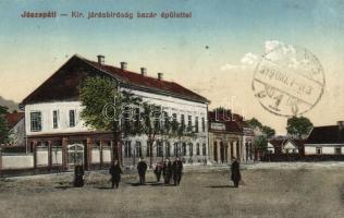 Jászapáti, Királyi Járásbíróság, Bazár épület, kiadja Koczka Andor