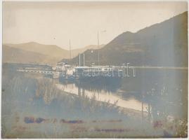 "Orient" gőzös Nagymarosnál, kissé foltos fotó, 16x22cm