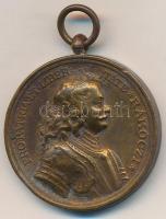 1938. "Felvidéki Emlékérem - II. Rákóczi Ferenc" Br emlékérem mellszalag nélkül T:2 kis ph.  Hungary 1938. "Commemorative Medal for the Liberation of Upper Hungary" bronze medal without ribbon C:XF small edge error