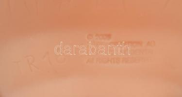 3 db porcelán, gumi, kaucsuk fejű baba, jelzettek, m: 32-46 cm