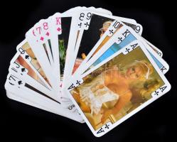 Aktfotós francia kártya pakli