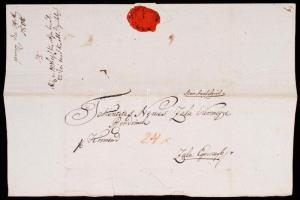 1806 Szalay Imre Vas vármegyei főorvos körlevele Zala vármegye rendjeinek a juhokat pusztító betegsé...