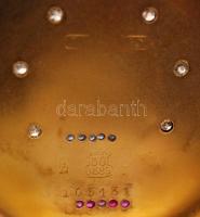 H. Moser and Cie. jelzett duplafedeles 14K arany zsebóra, fehérarany szerencsepatkóval, benne 6 db 0...