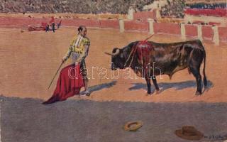 Un Adorno / Bull fight, Coll Salieti Núm. 441. s: Mariano Bertuchi