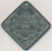 Német Birodalom DN Fém lövész érem (35mm) T:2- ly. German Empire ND Metal shooting medal (35mm) C:VF hole