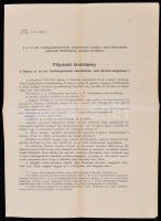 1914 Pályázati hirdetmény a fiumei cs. és kir. hadtengerészeti akadémiába való felvétel tárgyában, p...