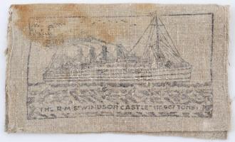 The Royal Mail Steam Packet Co. vászon írat tartó, kissé foltos, 15x19cm