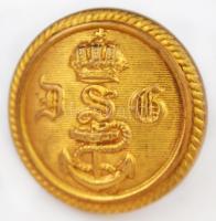 1862 Personal Beschreibung, személyleírás német nyelven, +tengerész egyenruha gomb