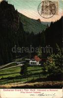 Dietharz, Tambach-Dietharz; Reastaurant, Falkenstein rock, TCV card (EB)