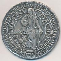 Csehország / történelmi tartomány 1520. Tallér "Szent Joachim" ezüstözött fém 1967-es másolat (42mm) T:2 Bohemia 1520. Joachimsthaler silver plated metal copy (1967) (42mm) C:XF