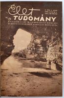 1955 az Élet és tudomány 10. évfolyama, egybekötve, néhány helyen kivágásokkal, félvászon kötésben, ...