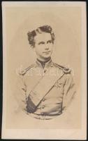cca 1860 II. Lajos bajor király fotója / cca 1860 Photo  Ludwig II king of Bavaria 7x11 cm