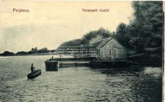 Perjámos, Periam; Marosparti részlet / riverside detail (EK)