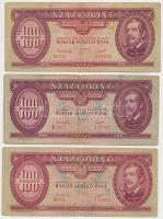 1949. 100Ft (3x) T:III,III-