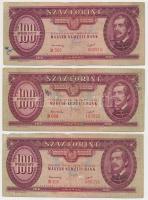 1949. 100Ft (3x) T:III,III-