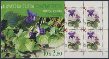 Flower stamp-booklet, Virág bélyegfüzet