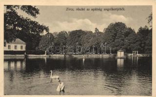 Zirc, Apátság angolkertje