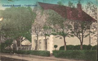 Rapp, Rapovce; vasútállomás / railway station (Rb)