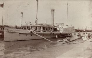 1916 SS Hebe, military officers on board, photo (b)