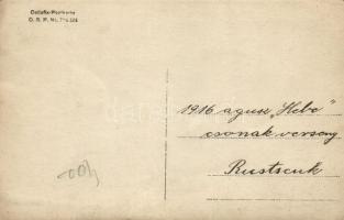 1916 Hebe csónakverseny Ruse-ban / WWI Austro-Hungarian battle ship, mariners boat race, photo (fa)