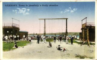 Gárdony, Torna és játszóhely a Sirály strandon