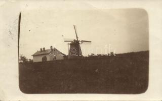 1911 Törtel, szélmalom, photo (kis szakadás / small tear)