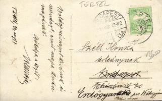 1911 Törtel, szélmalom, photo (kis szakadás / small tear)