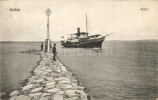 Siófok, móló, Helka gőzös (EK)
