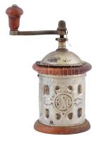 "BSG" feliratú fém-fa borsdaráló, m: 19,5 cm