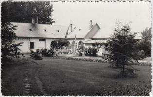 1962 Siófok, Üdülő, futott fotólap, 9x14 cm