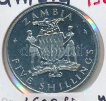 Zambia 1965. 5Sh Cu-Ni "Kenneth Kaunda" T:PP Zambia 1965. 5 Shillings Cu-Ni "Kenneth Kaunda" C:PP