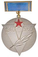 Szovjetunió 1965. "Háborús Veteránok és Antifasiszta Pártok Találkozója" zománcozott fém kitüntetés T:2 Soviet Union 1965. "International Meeting of Veterans and Anti-fascist Parties" enamelled metal decoration C:XF