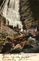 Bánffyhunyad, Huedin; Retyiczeli vízesés, kiadja Csoma Sándor / waterfall