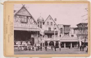 1896 Ős Budavár: Mulató, Klösz fotó kartonon, A Fényképészeti Szövetkezet kiadása, cca 16x10cm