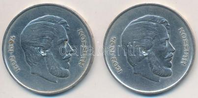 1947. 5Ft Ag "Kossuth" (2x) T:2-,3