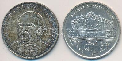 1993. 200Ft Ag "MNB" + 1994. 200Ft Ag "Deák" T:2 egyik oxidált