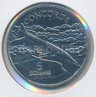 Salamon-szigetek 2003. 5$ Cu-Ni "Concorde" T:1-
Solomon Islands 2003. 5 Dollars Cu-Ni &qu...