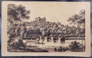 cca 1870 Németország 9 db feliratozott városkép / Germany, 9 photos 7x11 cm