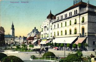 Nagyvárad, Oradea; Bémer tér, Pannónia szálló, kiadja Vidor Manó / square, hotel, automobile