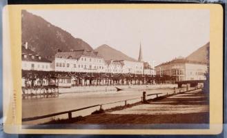 cca 1860-1880 Ausztria 25 db keményhátú fotó különböző városok képeivel Insbrucktól - Halstattig / c...