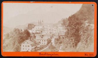 cca 1860-1880 Ausztria 25 db keményhátú fotó különböző városok képeivel Insbrucktól - Halstattig / c...