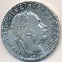 1891KB 1Ft Ag "Ferenc József / Fiume címer" Körmöcbánya T:2- Hungary 1891KB 1 Forint Ag "Franz Joseph" Kremnitz C:VF Unger III.: 1467, Huszár: 2142., Adamo M15