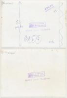 Vida Andárs: Szigliget, pecséttel jelzett fotók, 2 db, 13x18 cm