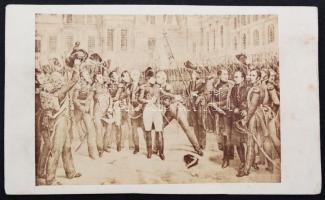 cca 1860 16 db régi városképes fotó és fénnyomat, benne olasz, horvát városok, és azonosítatlan, de ...