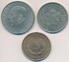 NDK 1969. 5M + 1971A 20M Cu-Ni "Heinrich Mann" + 1973A 10M Cu-Ni "10. Ifjúsági Játékok" T:2 GDR 1969. 5 Mark + 1971A 20 Mark Cu-Ni "Heinrich Mann" + 1973A 10 Mark Cu-Ni "10th Youth Festvial Games" C:XF