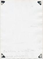 1933 "Emlékezz a múltra"-koldus, hátoldalon feliratozva, 23x17 cm