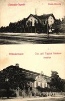 Budapest XVII. Rákoskeresztúr, Keresztúr-Nyaraló vasútállomás, Özv. gróf Vigyázó Sándorné kastélya (EK)